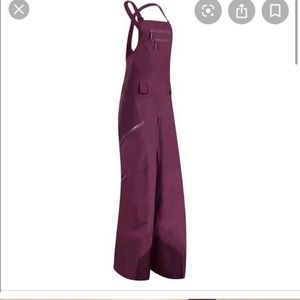 Arc’teryx sentinel bibs womens small chandra purple - EUC